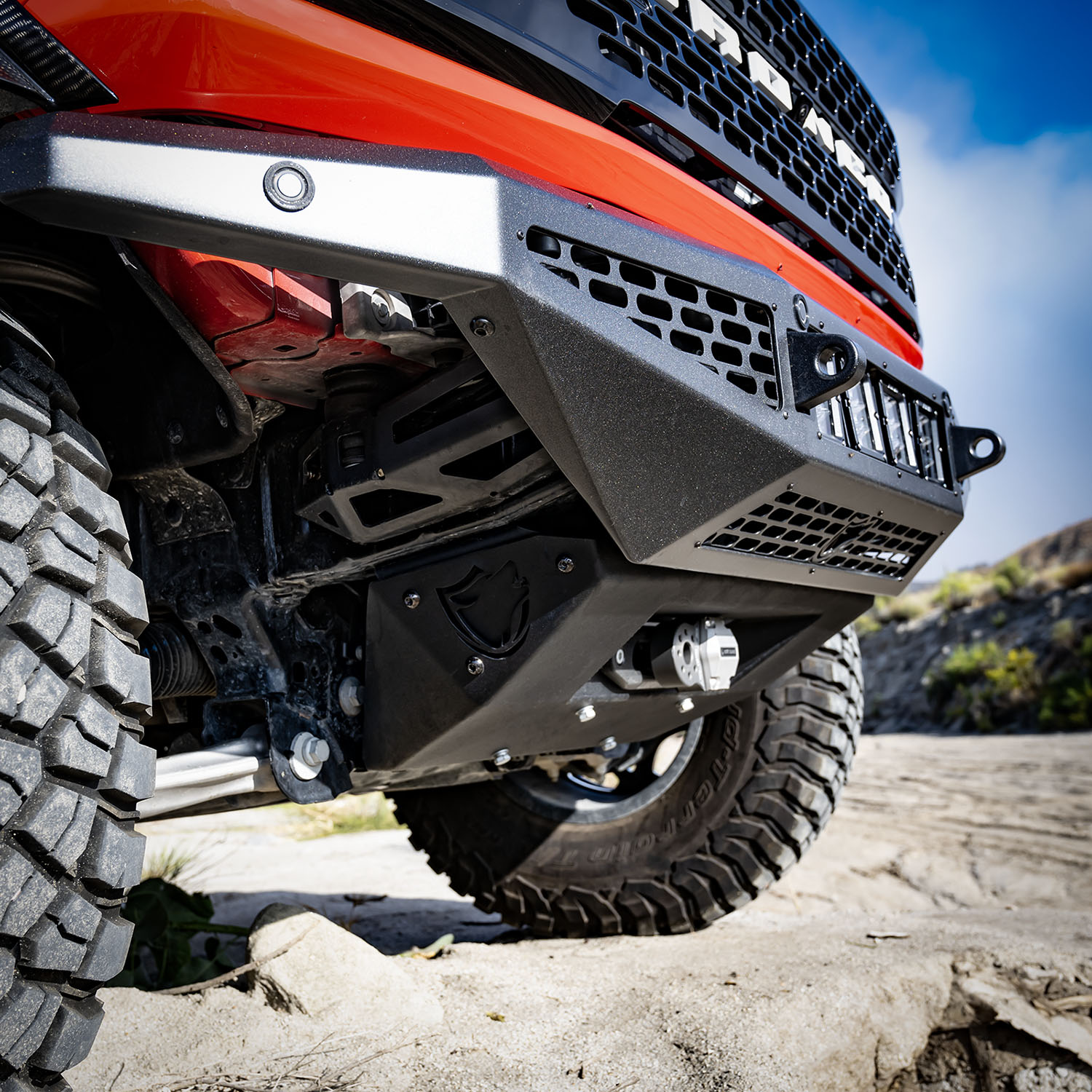 HNT Hidden Winch Skid Plate | Bronco | Lobo Off-Road